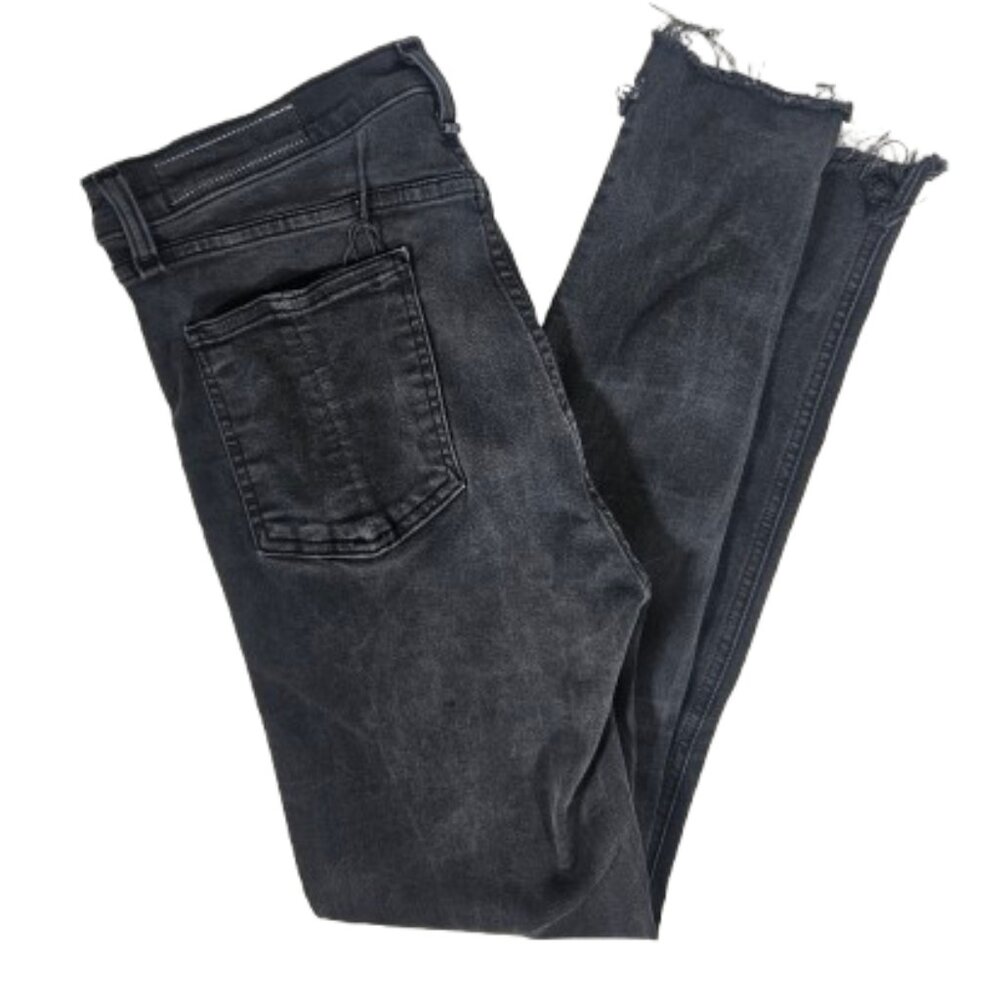 Rag & Bone High Rise Ankle Skinny Black Commodore Jeans Women's Size 30